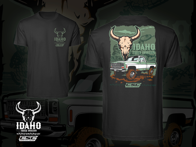 Men’s CSC Idaho Truck Invasion Shirt (Black)