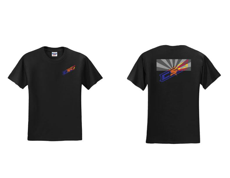 Men's Arizona Flag T-Shirt (Black)